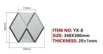 ISO 3D Leather Wall Panel Waterproof Leather Wall Cover Indoor