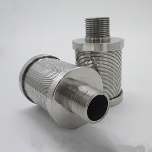China Metal SS Johnson Wedge Wire Screens Water Filter Intake Nozzle Easy To Clean factory