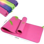 120*61*1cm Erasable Workout Yoga Mat Slipfree Anti Tear Customized Logo