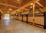 Sunset Steel European Horse Stalls Standard Internal Stable Range Doors