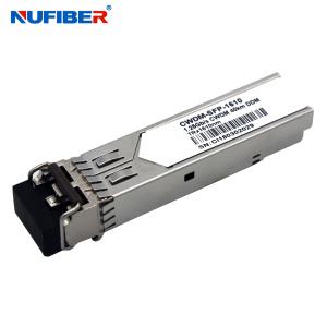 China 80km 1.25G CWDM SFP Module Transceiver 1270nm-1610nm Duplex LC SM factory