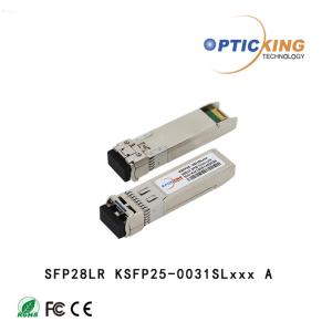 China 10km 1310nm 25G SFP28 LR 25Gbps SFP Transceiver For Wireless Network 5G factory