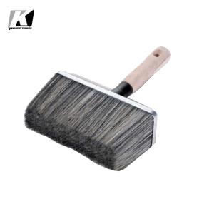 China 60x160mm Nylon Bristle Paint Brushes Wall Paper With Wood Iron Handle factory