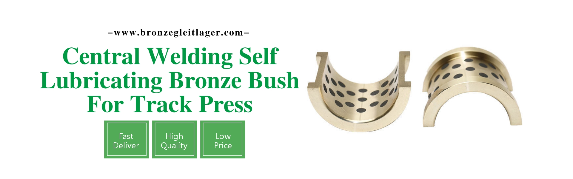 Central Welding Self Lubricating Bronze Bush For Track Press "High-Performance Copper Nickel Aluminium Bronze Bearing with Graphite inset for Self-Lubrication