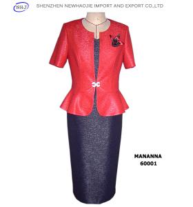 China women skirt with dark blue skirt factory
