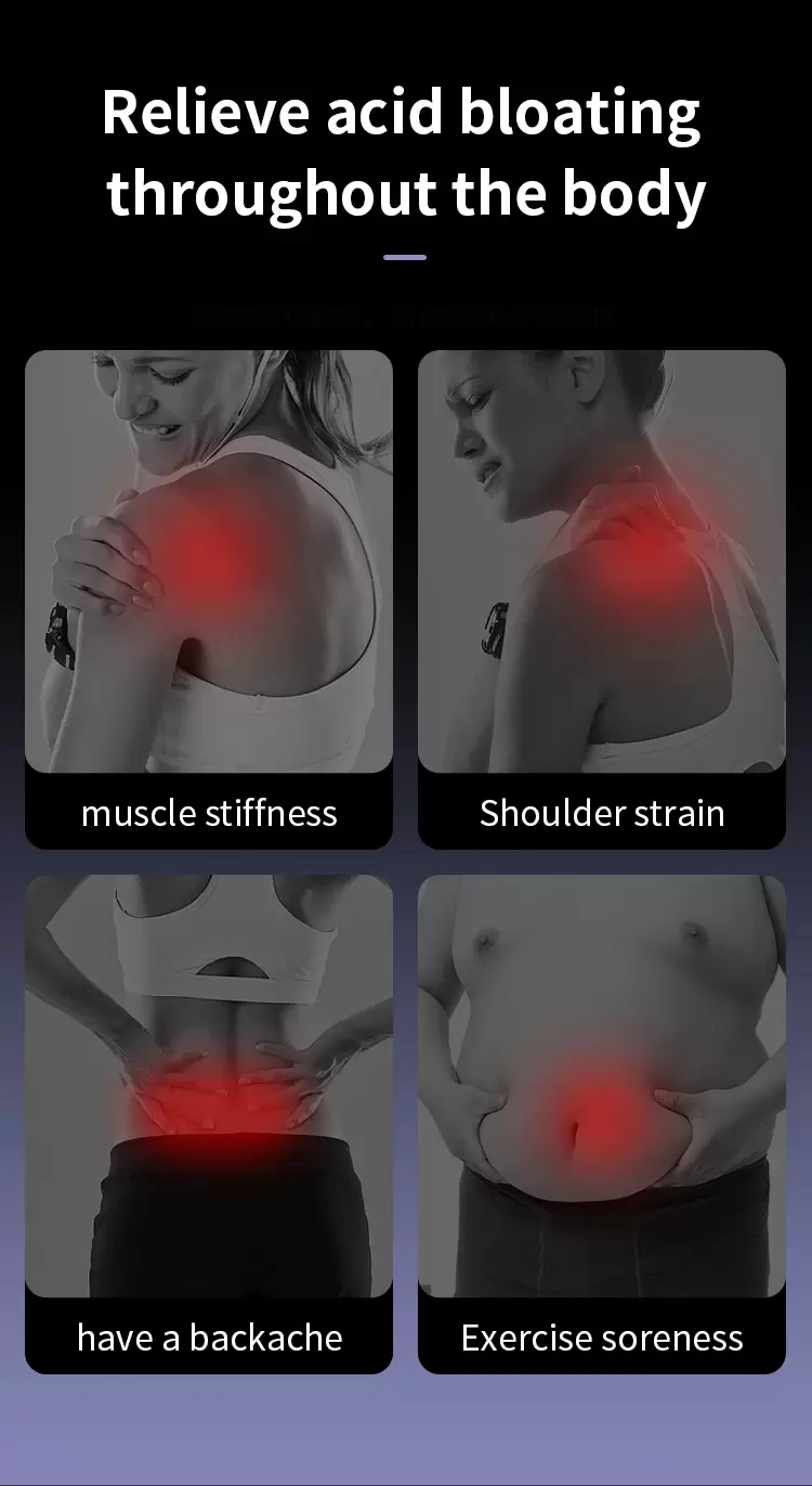 Double Head Mini Massager Gun USB Type-C 6 Speed Muscle Relaxation Massage Gun