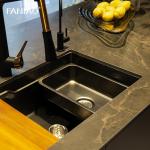 Customized Lacquer Kitchen Cabinet With PVC Door Panels Bespoke Kitchen System