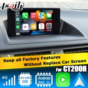 China Lexus CT200h Android 11 video interface carplay android auto base on Qualcomm 8+128GB factory