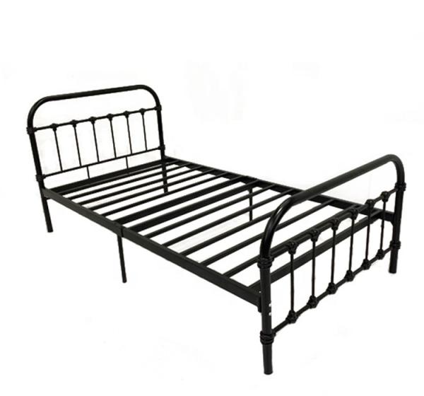 Powder Coating Design Furniture Metal Bed , Rod Iron Single Bed Ultimate
