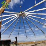 Ridge Height 8.7m Aluminum Multi Sided Tent Hexagon Shape PVC Fabric Tent