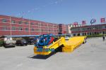 Tri axle Heavy duty Gooseneck Lowbed Low boy Semi Trailer for Digger Excavator
