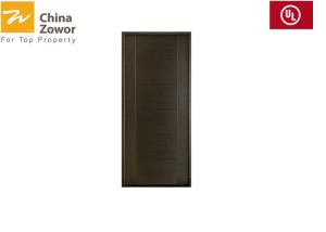 China BS476 Tested 3' X 7' White Maple Timber Fire Doors With Steel Frame/Melamine Veneer Finish/White Maple Color factory