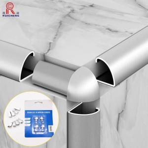 China Champagne 6063 Aluminum Tile Trim , 2m Ceramic Tile Metal Trim on sale