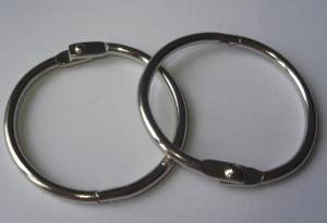 China Factory direct sale open metal ring for bagsor book factory