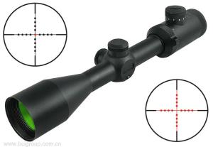 China optics sniper riflescope 6 - 24×44mm IR illuminated long eye relief riflescope factory