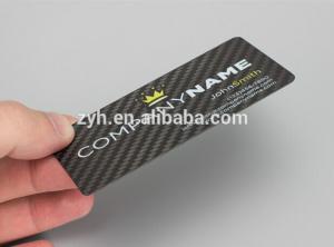 China China supplier customed Fashion Carbon Fiber business Card factory