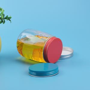 China Custom 54mm PET Plastic Beverage Jar For Cool Coffee factory