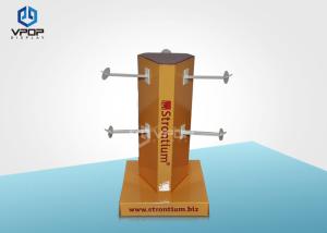 China Eye - Catching Cardboard Hook Display , 3 Sides Peg Hook Counter Display factory
