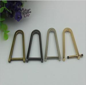 China Bag Accessories Light Gold Metal D Ring Hardware,24MM Zinc Alloy D-ring Buckles factory
