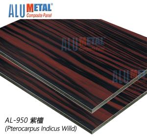 China 1220X2440mm Nano Surface Wooden Aluminum Composite Panel Acp Sheet Exterior 10mm factory