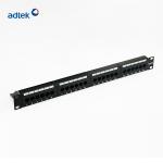 Cat6 24 Port Copper Patch Panel Rack Mount Crimping Tool