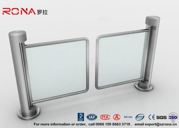Unidirectional Swing Gate Turnstile 304 stainless steel 500mm Passage Width CE