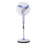 16 Inch Battery Powered Outdoor Fan With Remote Brushless DC Motor Solar Floor