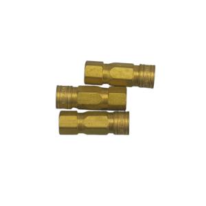 14 Bar Brass Garden Hose Quick Connect , One Way Shut Off Coupling