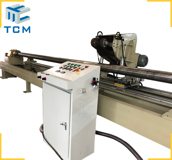 China Hydraulic Cylinder Chromed Rod Surface Automatic Grinding Linishing Machine factory