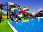 Water Equip Park Carnival Ride Swimming Pool Accessories Fiberglass Slide For