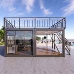 Home Luxury Villa Steel And Wooden Prefab Houses With Updated Designs