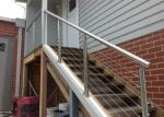 Low Hardness Stainless Steel Pipe Railing , Steel Pipe Handrail For Bridge /