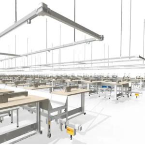 Aluminum Lighting Busway Surface Mounted Easy Clean / Maintain