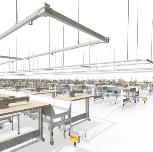 Aluminum Lighting Busway Surface Mounted Easy Clean / Maintain