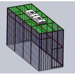 Glass PVC Wall Clean Room Booth With Positive/Negative Pressure Control - Quick Installation System