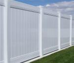 Rigid Semi-private Vinyl Fence Home Sercurity Vinyl Fence Picket Fencing Horse