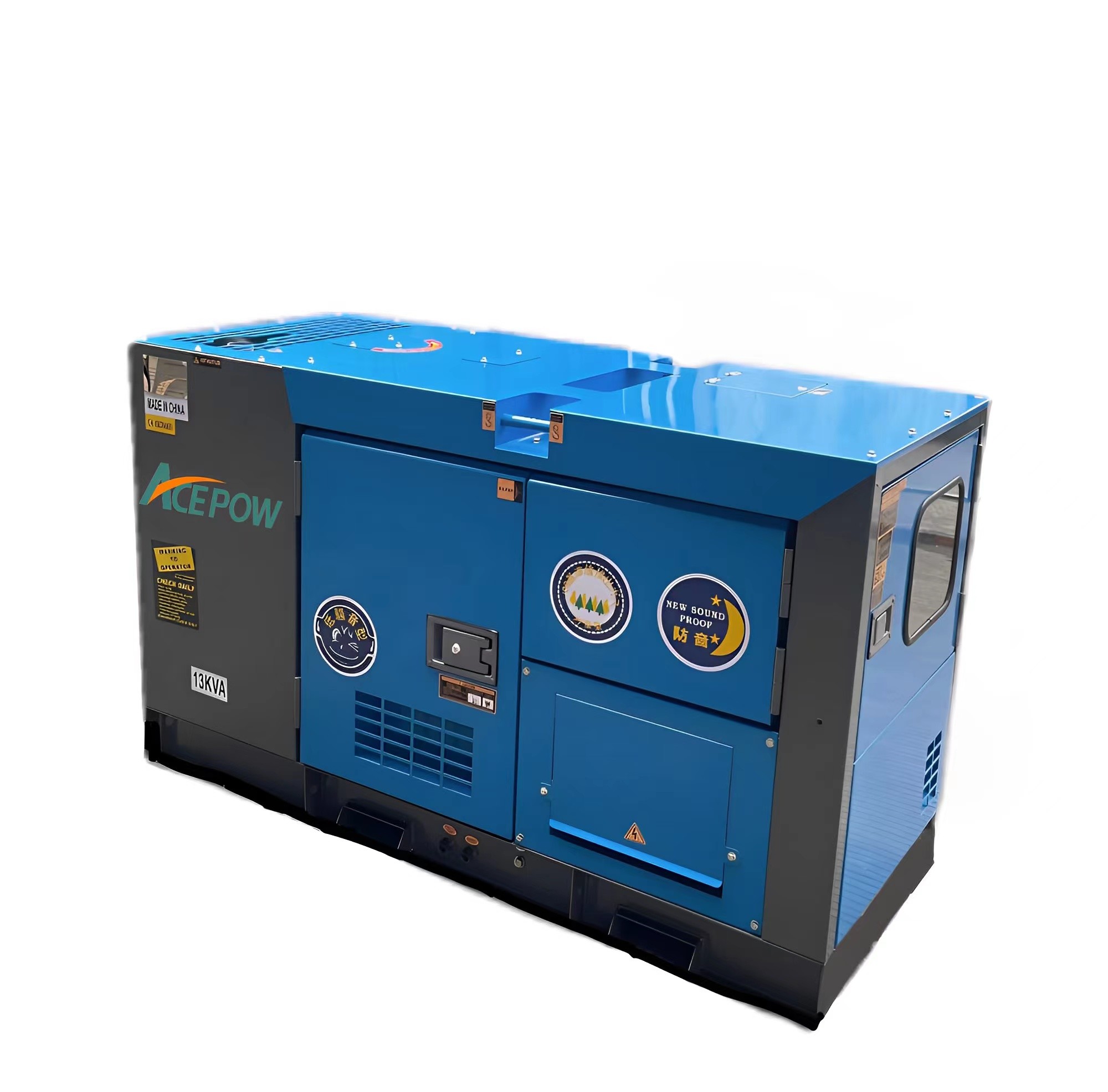 Blue 13kva Marine Generator Set Silent Single Phase
