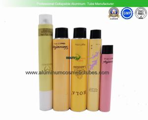 China Luxury Empty Aluminum Tubes , Hair Dye Packaging Metal Lotion Tubes Non - Reactive Nature factory
