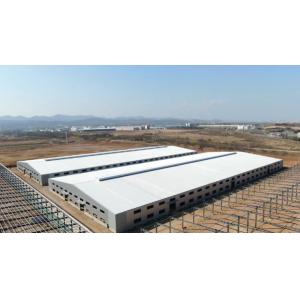 China Steel Structures Workshop 1000 Square Meter Metal Storage Shed Building With Corrugated/EPS/PU/Rock Wool Roof And Wall on sale