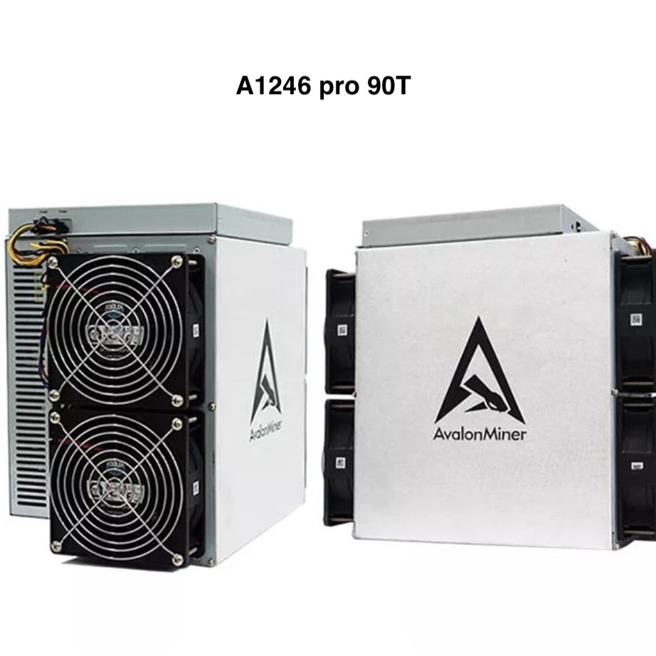 Asic Blockchain Bitcoin Miner Machine 3420W 90th/S Canaan Avalon A1246 Pro