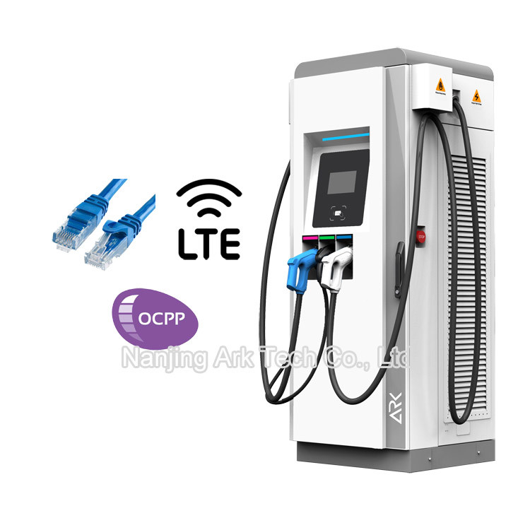 IP54 22KW CE EV Fast Charging Stations , 60KW Chademo DC Fast Charging