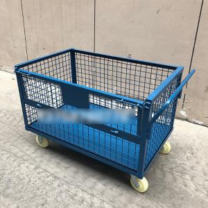 Mobile Material Box Rackable Pallet Cage With Customized Wheel