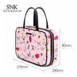 Large Capacity Pink Zip Polyester Travel Toiletry Bag