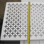 Aluminum Galvanized 2mm Thick Square Perforated Metal 4feetx8feet