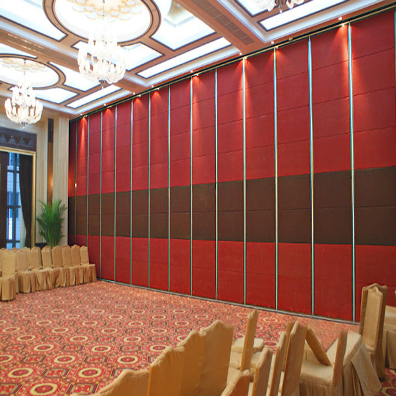Interior Wooden Top Hanging Movable Room Dividers Sliding Door For Auditorium