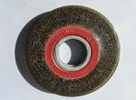 Narrow Face Polyflex 6 Inch Rubber Encapsulated Wire Brushes for Heavy Deburring
