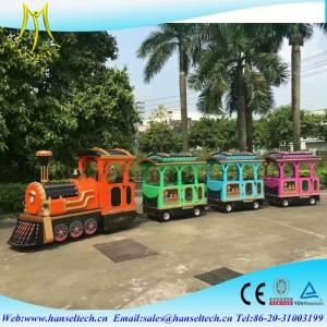 China Hansel high quality children electric train train electric amusement kids train for sale battery operated train rides factory