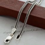 Sterling Silver Wheat Chain Women's and Men's 925 Silver Necklace(N06030813)
