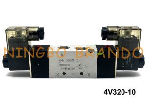 China 3/8&quot; NPT 4V320-10 AirTAC Type Double Solenoid Valve 2 Position 5 Way DC12V DC24V AC110V AC220V factory