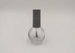 Empty Glass Armor Water Nail Polish Bottle Pumpkin Design With Brush Cap